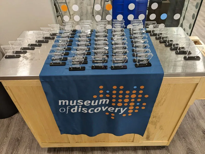 Batch of 50+ awards for Museum of Discovery event