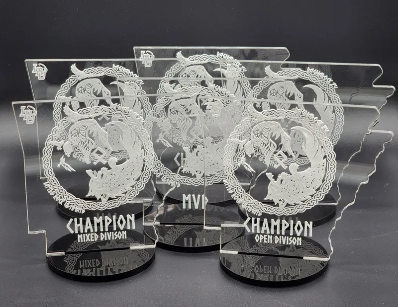 Full set of RagnaRock tournament trophies